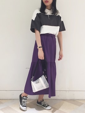 るこ。さん（レディース・170cm）の春コーディネート