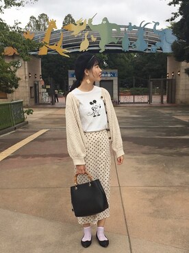 「archives（アルシーヴ）のアイテム（ハンチング/ベレー帽）」を使った、るこ。さん（レディース・170cm）の秋コーディネート
