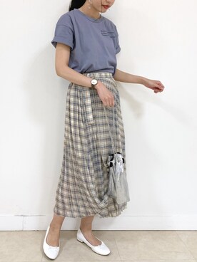 るこ。さん（レディース・170cm）の春コーディネート