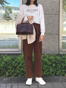 るこ。さん（レディース・170cm）の秋コーディネート