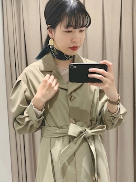 「archives（アルシーヴ）のアイテム（その他アウター）」を使った、るこ。さん（レディース・170cm）の冬コーディネート
