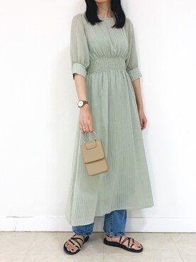 るこ。さん（レディース・170cm）の夏コーディネート