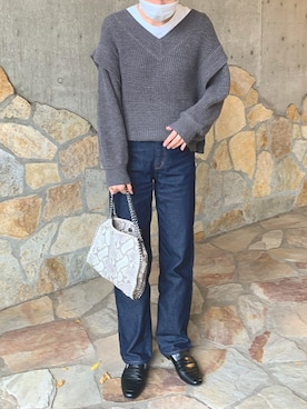 るこ。さん(レディース・170cm)の秋コーディネート