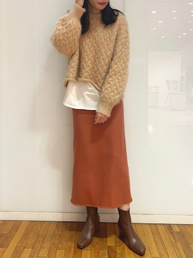 るこ。さん(レディース・170cm)の冬コーディネート
