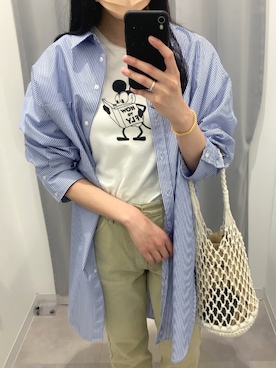 「ミッキーT」｜「アイテム（その他）」を使った、るこ。さん（レディース・170cm）の春コーディネート