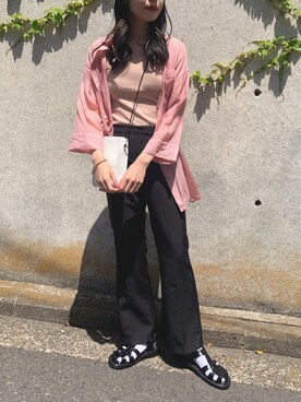 るこ。さん（レディース・170cm）の春コーディネート