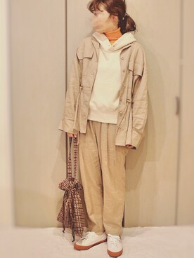 あやかさん（レディース・165cm）の秋コーディネート