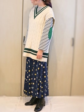 あやかさん（レディース・165cm）の秋コーディネート