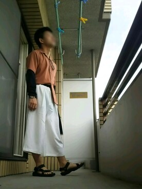 「URBAN RESEARCH DOORS MENS（アーバンリサーチ ドアーズ メンズ）のD'sh twenty four（メガネ、その他）」を使った、ゆーばさん（メンズ・166cm）の夏コーディネート