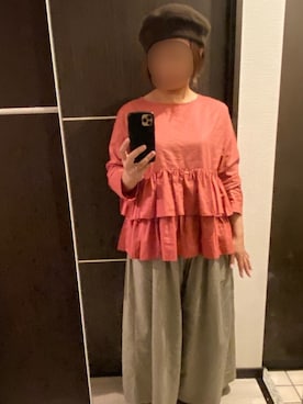 「URBAN RESEARCH（アーバンリサーチ）のアイテム（ハンチング/ベレー帽）」を使った、UUNAさん（レディース・158cm）の冬コーディネート