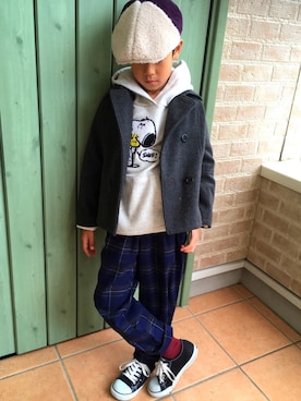 emiluさん（キッズ・126cm）の冬コーディネート