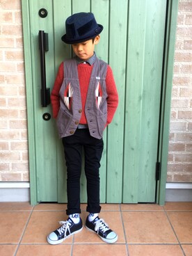 emiluさん(キッズ・126cm)の冬コーディネート