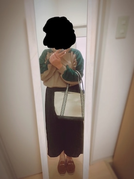 「RAY CASSIN（レイカズン）のアイテム（スウェット）」を使った、た。さん（レディース・161cm）の冬コーディネート