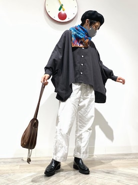 歩夢さん（レディース・156cm）の冬コーディネート