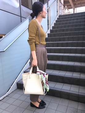「LAZY SUSAN（レイジースーザン）のアイテム」を使った、LAZY SUSAN 新宿ミロード店さん（レディース・162cm）の春コーディネート