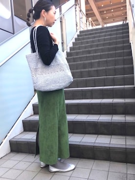 「LAZY SUSAN（レイジースーザン）のアイテム」を使った、LAZY SUSAN 新宿ミロード店さん（レディース・156cm）の春コーディネート