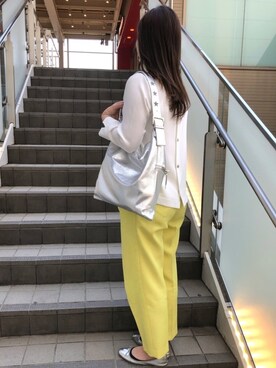 「LAZY SUSAN（レイジースーザン）のアイテム」を使った、LAZY SUSAN 新宿ミロード店さん（レディース・163cm）の春コーディネート