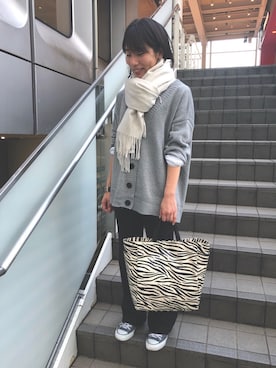 「LAZY SUSAN（レイジースーザン）のアイテム」を使った、LAZY SUSAN 新宿ミロード店さん（レディース・159cm）の秋コーディネート