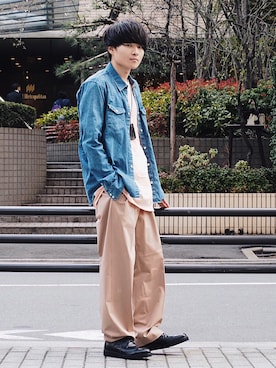 「STUDIOUS SELECT(STUDIOUS SELECT)」｜「アイテム（その他）」を使った、Ryoさん（メンズ・168cm）の春コーディネート