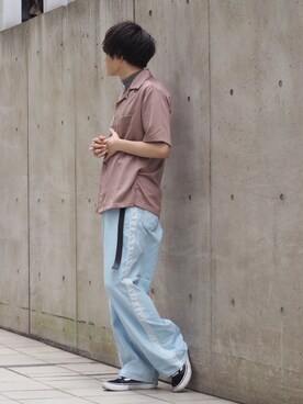 「STUDIOUS SELECT(STUDIOUS SELECT)」｜「アイテム（その他）」を使った、Ryoさん（メンズ・168cm）の春コーディネート