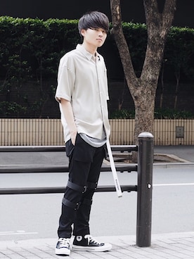 「STUDIOUS SELECT(STUDIOUS SELECT)」｜「アイテム（その他）」を使った、Ryoさん（メンズ・168cm）の春コーディネート