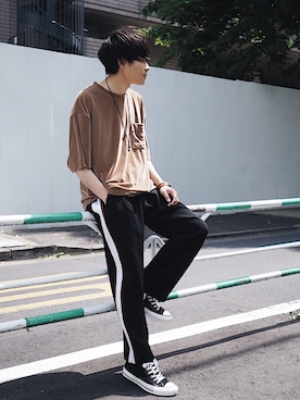 「STUDIOUS（ステュディオス）のアイテム（アクセサリー）」を使った、Ryoさん（メンズ・168cm）の春コーディネート