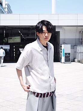 「STUDIOUS SELECT(STUDIOUS SELECT)」｜「アイテム（その他）」を使った、Ryoさん（メンズ・168cm）の夏コーディネート