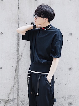 「NEONSIGN（ネオンサイン）のアイテム（パンツ）」を使った、Ryoさん（メンズ・168cm）の夏コーディネート