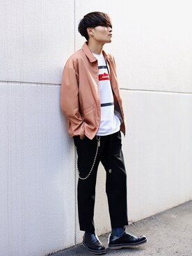 「doublet（ダブレット）のアイテム（Tシャツ/カットソー）」を使った、Ryoさん（メンズ・168cm）の秋コーディネート