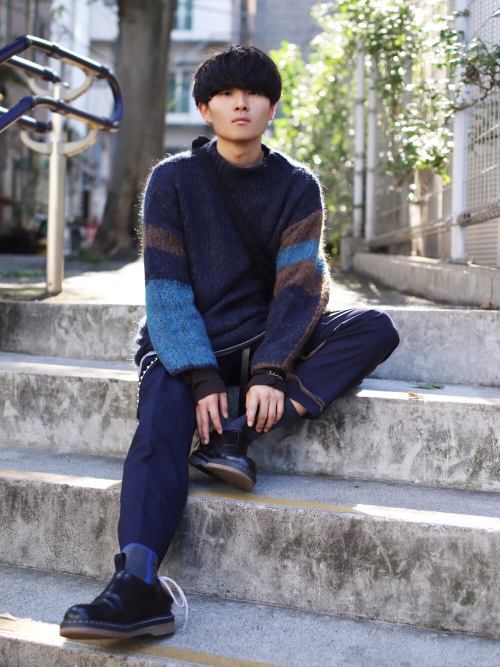 Ryo｜UNUSEDのニット/セーターを使ったコーディネート - WEAR 