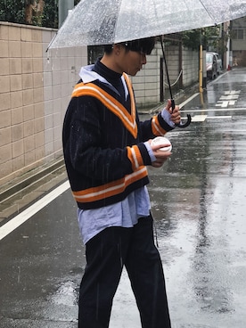 「soe（ソーイ）のアイテム」を使った、Ryoさん（メンズ・168cm）の秋コーディネート