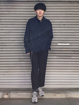 「soe（ソーイ）のアイテム」を使った、Ryoさん（メンズ・168cm）の冬コーディネート