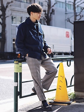 「FUKAMI（フカミ）のアイテム」を使った、Ryoさん（メンズ・168cm）の冬コーディネート