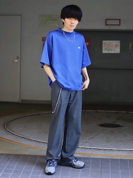 「MYne（マイン）のアイテム」を使った、Ryoさん（メンズ・168cm）の夏コーディネート