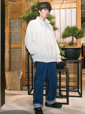 「HARE（ハレ）のアイテム（その他トップス）」を使った、Ryoさん（メンズ・168cm）の秋コーディネート