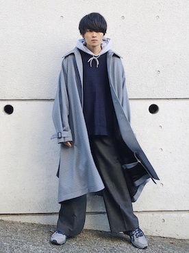 「NEONSIGN（ネオンサイン）のアイテム（ジャケット/アウター）」を使った、Ryoさん（メンズ・168cm）の秋コーディネート