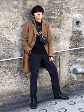 「JOINT WORKS（ジョイントワークス）のアイテム（ジャケット/アウター）」を使った、Ryoさん（メンズ・168cm）の秋コーディネート