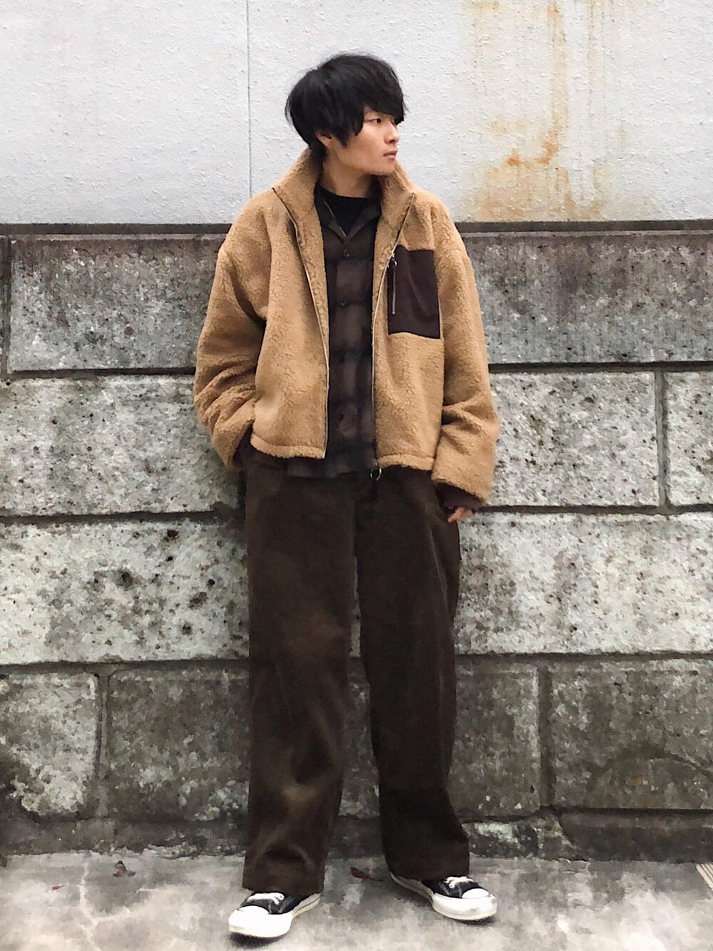 Ryo Takashima RETRO BOA BLOUSON Ryo Takashima RETRO BOA BLOUSON ブラウン