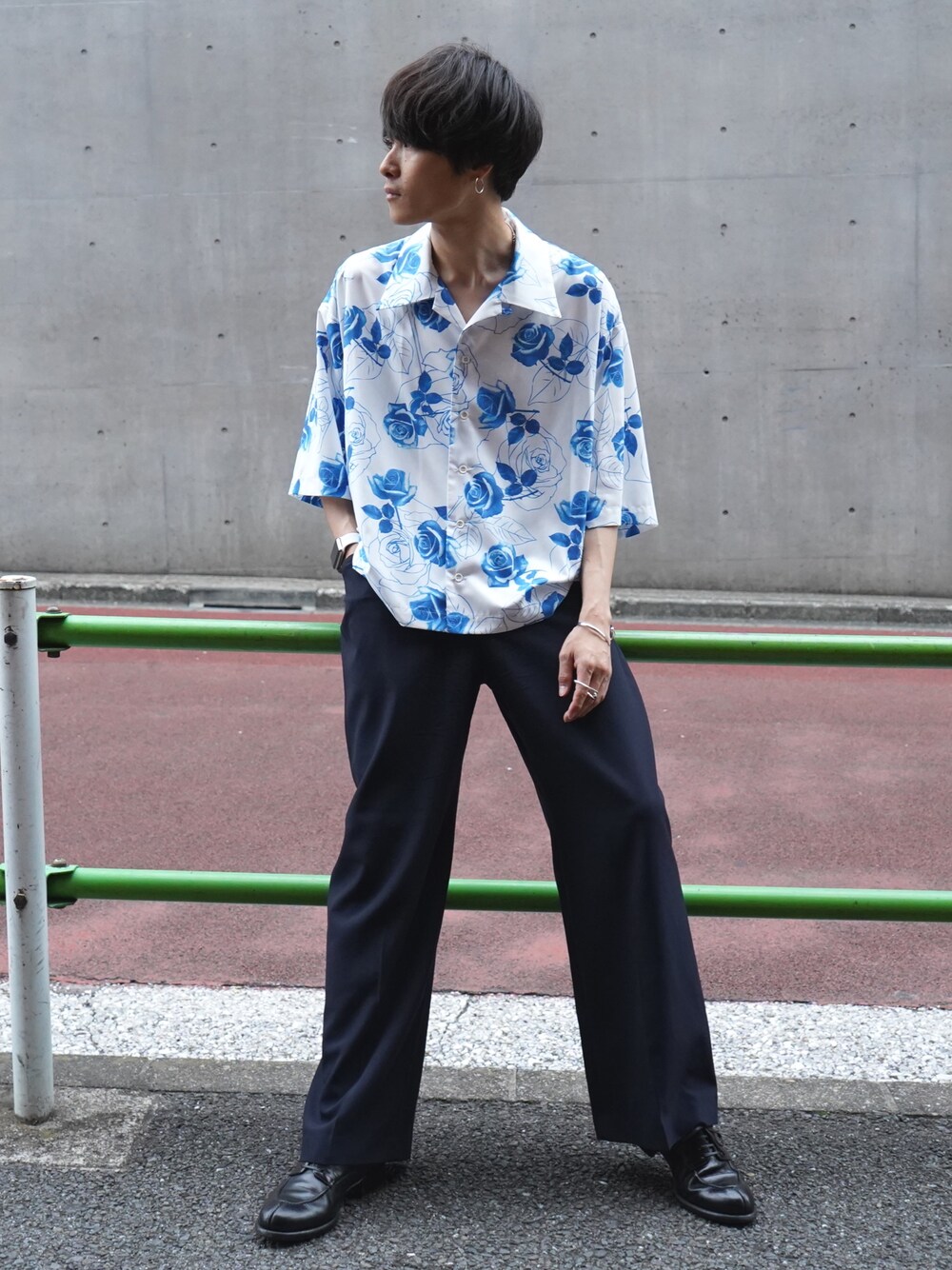 RYO TAKASHIMA オープンカラーシャツ