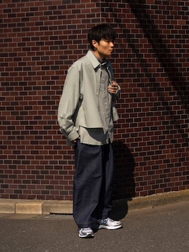 「RYO TAKASHIMA（リョウタカシマ）のアイテム（トップス）」を使った、Ryoさん（メンズ・168cm）の冬コーディネート