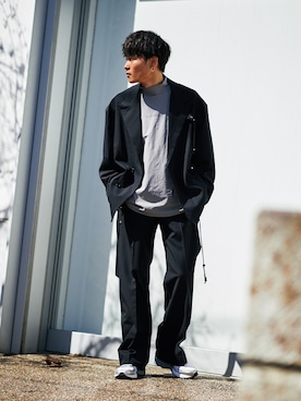 「RYO TAKASHIMA（リョウタカシマ）のアイテム（ジャケット/アウター）」を使った、Ryoさん（メンズ・168cm）の冬コーディネート