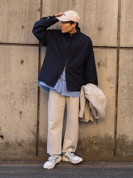 「RYO TAKASHIMA（リョウタカシマ）のアイテム（トップス）」を使った、Ryoさん（メンズ・168cm）の冬コーディネート
