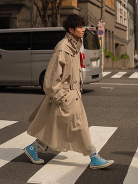 「RYO TAKASHIMA（リョウタカシマ）のアイテム（ジャケット/アウター）」を使った、Ryoさん（メンズ・168cm）の春コーディネート