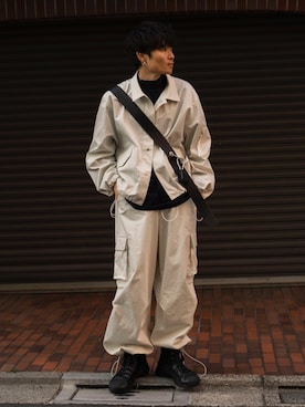 「RYO TAKASHIMA（リョウタカシマ）のアイテム（ジャケット/アウター）」を使った、Ryoさん（メンズ・168cm）の春コーディネート