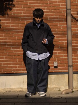 「RYO TAKASHIMA（リョウタカシマ）のアイテム（トップス）」を使った、Ryoさん（メンズ・168cm）の春コーディネート