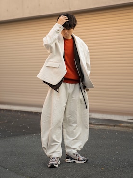 「RYO TAKASHIMA（リョウタカシマ）のアイテム（ジャケット/アウター）」を使った、Ryoさん（メンズ・168cm）の春コーディネート