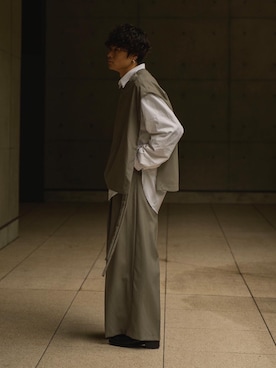 「RYO TAKASHIMA（リョウタカシマ）のアイテム（トップス）」を使った、Ryoさん（メンズ・168cm）の夏コーディネート