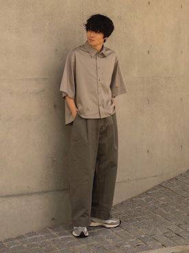 「RYO TAKASHIMA（リョウタカシマ）のアイテム（トップス）」を使った、Ryoさん（メンズ・168cm）の夏コーディネート