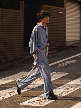 「APOCRYPHA.（アポクリファ）のアイテム（トップス）」を使った、Ryoさん（メンズ・168cm）の夏コーディネート