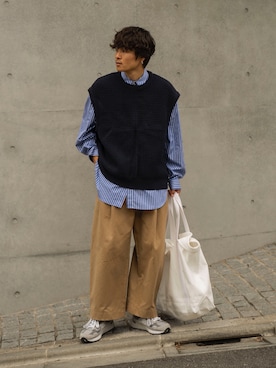 「RYO TAKASHIMA（リョウタカシマ）のアイテム（トップス）」を使った、Ryoさん（メンズ・168cm）の夏コーディネート